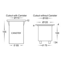 Metro Round 316 Stainless Steel RGBW Inground Lights