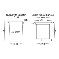 Luta 316 Stainless Steel TRI Colour Adjustable Inground Light