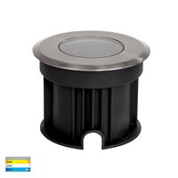 Split 316 Stainless Steel TRI Colour 3w LED Inground Light