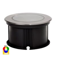 Split 316 Stainless Steel 12w RGBW LED Inground Light
