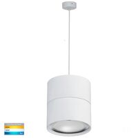 Nella White 18w LED Pendant