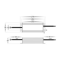 300W Weatherproof Dimmable LED Driver