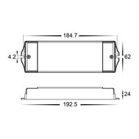 60W Dali 2 + Push Dim Dimmable LED Driver