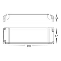 100w Triac Dimmable Indoor LED Driver