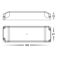 50w Triac Dimmable Indoor LED Driver