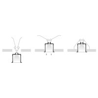 Deep Square Recessed Winged Aluminium Profile