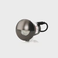 Ollo Graphite Coloured Brass TRI Colour LED Step Light With Eyelid