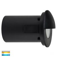 Ollo Black TRI Colour LED Step Light With Eyelid