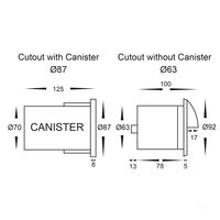 Ollo 316 Stainless Steel TRI Colour LED Step Light With Eyelid