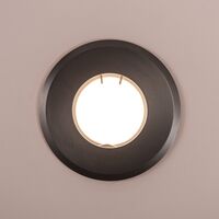 Ollo Graphite Coloured Brass TRI Colour LED Wall or Inground Light
