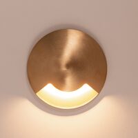 Viale Brass TRI Colour LED Single Driveway Light