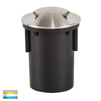 Viale 316 Stainless Steel TRI Colour LED Double Driveway Light