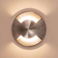 Viale 316 Stainless Steel TRI Colour LED Double Driveway Light