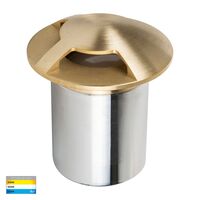Viale Brass TRI Colour LED Triple Driveway Light