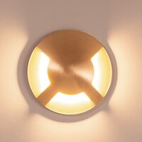 Viale Brass TRI Colour LED Triple Driveway Light