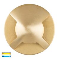 Viale Brass TRI Colour LED Triple Driveway Light