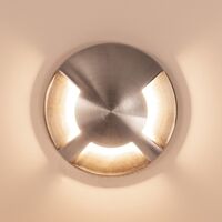 Viale 316 Stainless Steel TRI Colour LED Triple Driveway Light