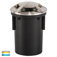 Viale 316 Stainless Steel TRI Colour LED Triple Driveway Light