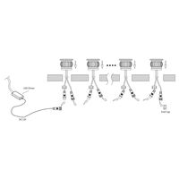 Flame 316 Stainless Steel RGBCW Deck Lights