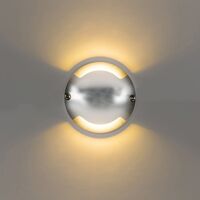 Dome Silver Aluminium LED Two Way Deck Lights