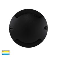 Dome Black Aluminium Two Way LED Deck Lights