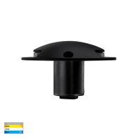 Dome Black Aluminium Two Way LED Deck Lights