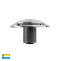 Dome Silver Aluminium LED Two Way Deck Lights
