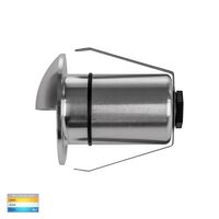 Elite Silver Aluminium LED Wall or Step Light with Eyelid