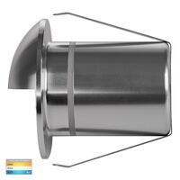 Elite Silver Aluminium LED Wall or Step Light with Eyelid