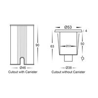 Mini Ollo Copper LED Step or Inground Light