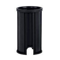 Brillo Black Aluminium LED Wall or Inground Light