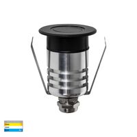 Brillo Black Aluminium LED Wall or Inground Light