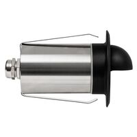 Lokk Black 316 Stainless Steel LED Wall Light with Eyelid