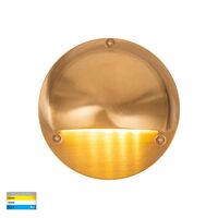 Pinta Solid Brass Step Lights with Eyelid