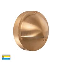 Pinta Solid Brass Step Lights with Eyelid