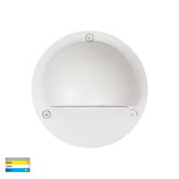 Pinta White Step Lights with Eyelid