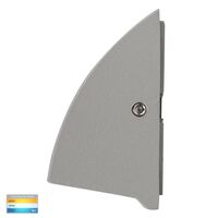 Taso 6w Silver TRI Colour LED Step Light