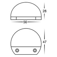 Occhio 316 Stainless Steel LED Eyelid Step Light