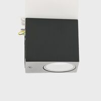 Accord Black TRI Colour Fixed Down LED Wall Light