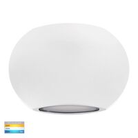Cara White Up & Down Wall Light