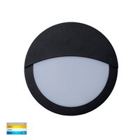 Roto Black LED Bunker Light with Eyelid