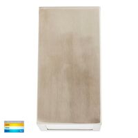 Taper 316 Stainless Steel TRI Colour LED Wedge Wall Light