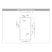 Taper 316 Stainless Steel TRI Colour LED Wedge Wall Light