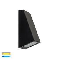 Taper Black TRI Colour LED Wedge Wall Light