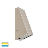 Taper 316 Stainless Steel TRI Colour LED Wedge Wall Light