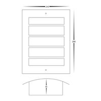 Mask 316 Stainless Steel LED Wall Light