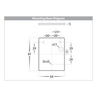 Taper Copper Wedge Step Light