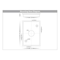 Aries Aluminium White Fixed Down LED Wall Light