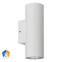Aries Aluminium White Up & Down LED Wall Light