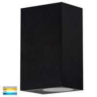 Accord Black TRI Colour Up & Down LED Wall Light